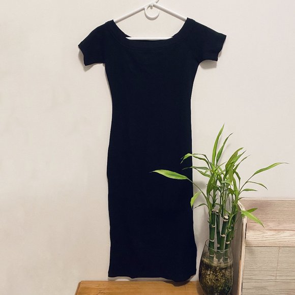 ASOS Off Shoulder Bodycon Dress - Picture 4 of 5